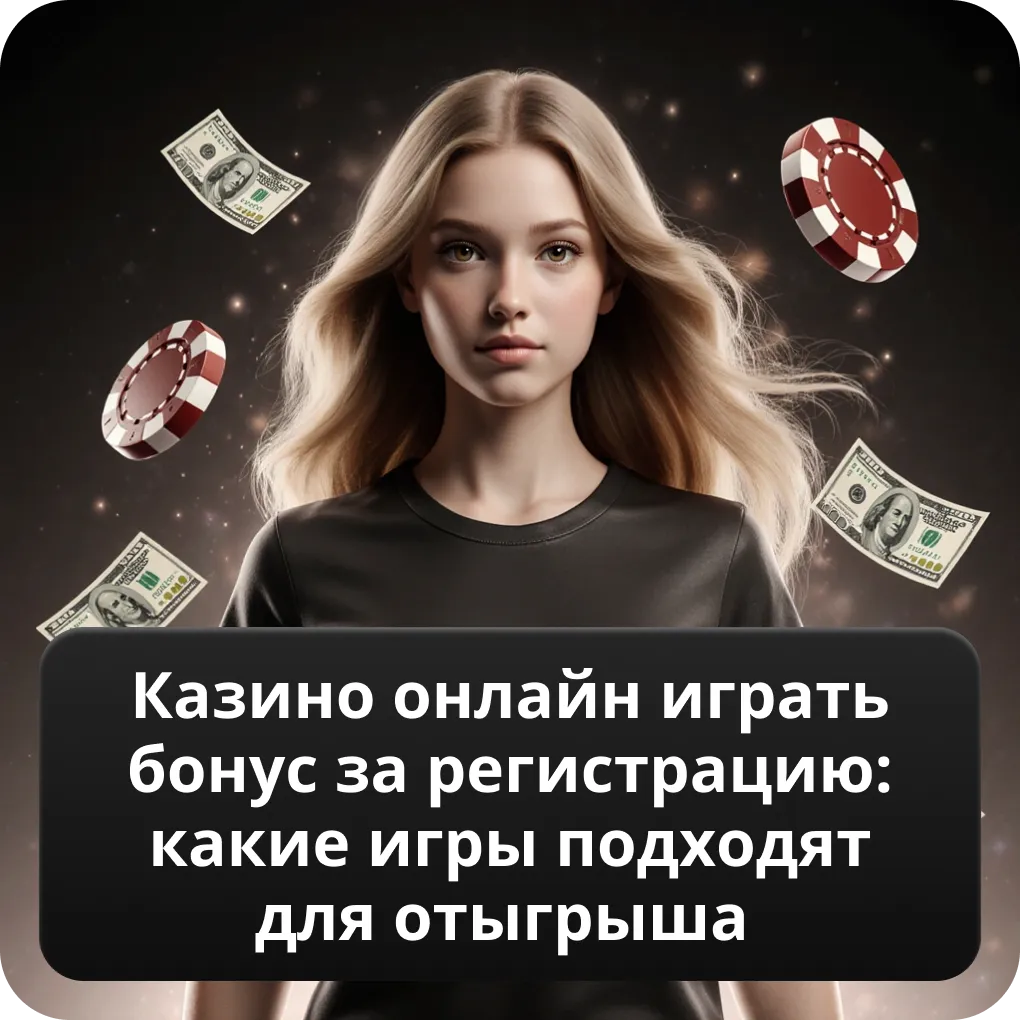 Казино онлайн играть бонус за регистрацию: какие игры подходят для отыгрыша