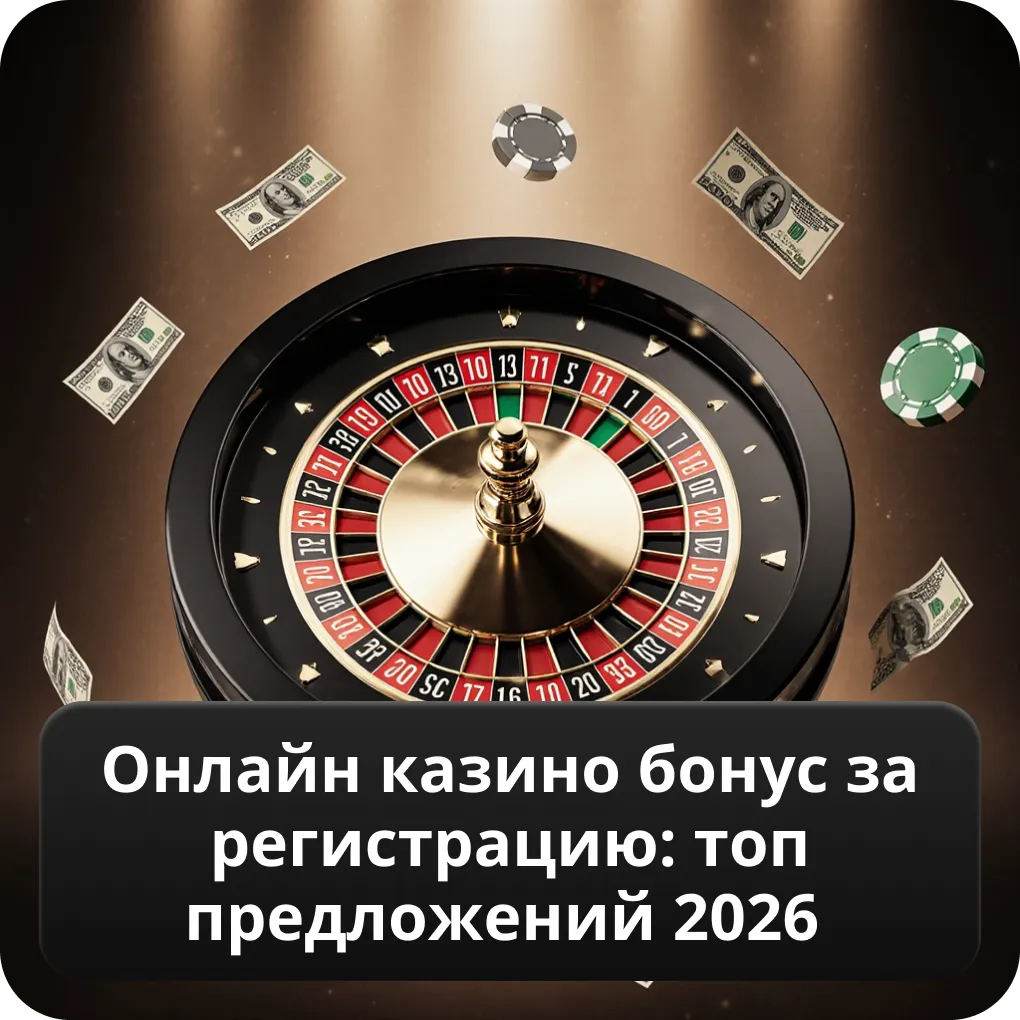 Онлайн казино бонус за регистрацию: топ предложений 2026