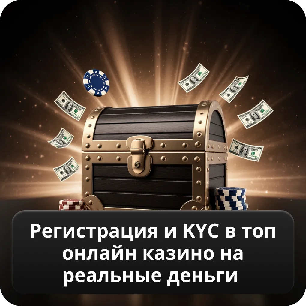 Регистрация и KYC в топ онлайн казино на реальные деньги